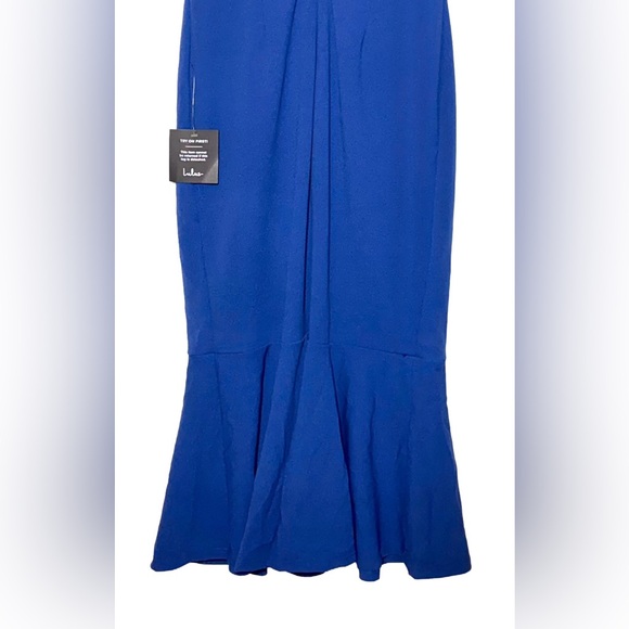 NWT Moment Maker Cobalt Blue Square Neck Trumpet
Midi Dress, Medium - Picture 9 of 15